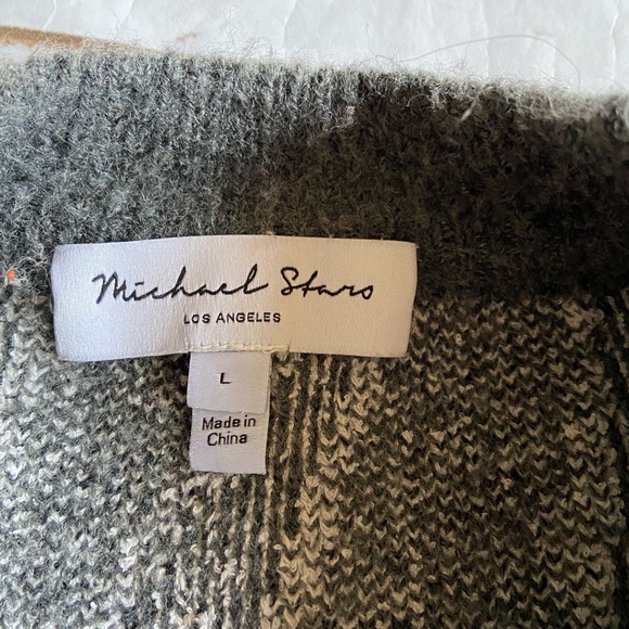 💜MICHAEL STARS patterned sweater - Picture 3 of 6